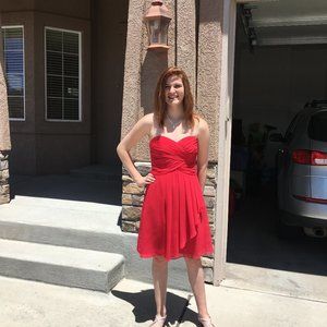 Red formal dress size 4